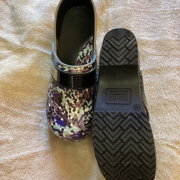 SANITA KOI Danish Clogs Size 40 Nurse Waitress 9-9.5 Shoes - Picture 2 of 8